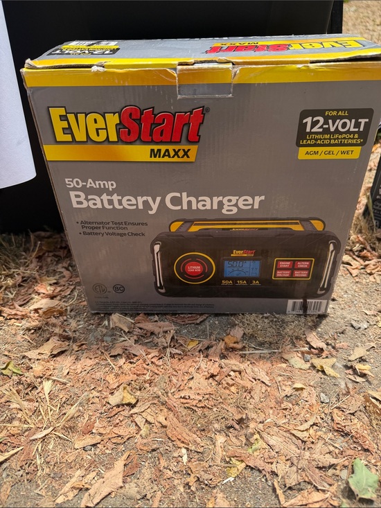 Everlast Other - EverStart Maxx 50-Amp Battery Charger in Gray, Yellow, Black